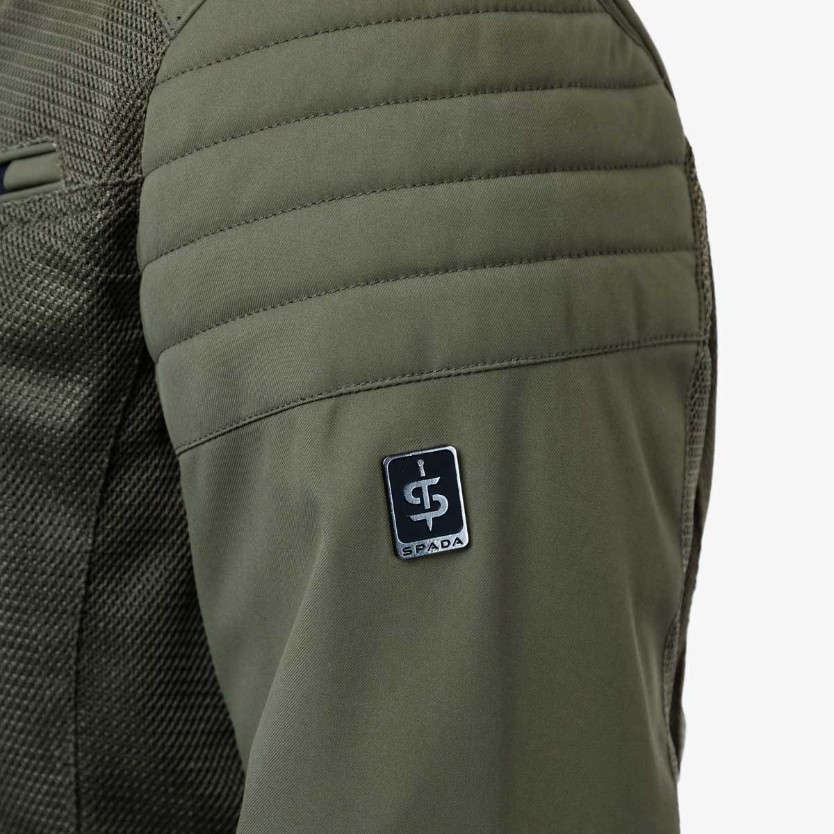 Spada Cafe Air CE Jacket Olive Green