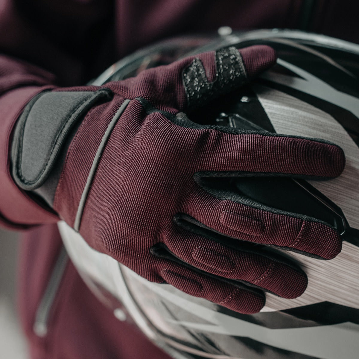 Spada Blade CE Gloves Port Red