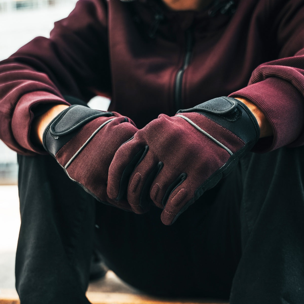 Spada Blade CE Gloves Port Red