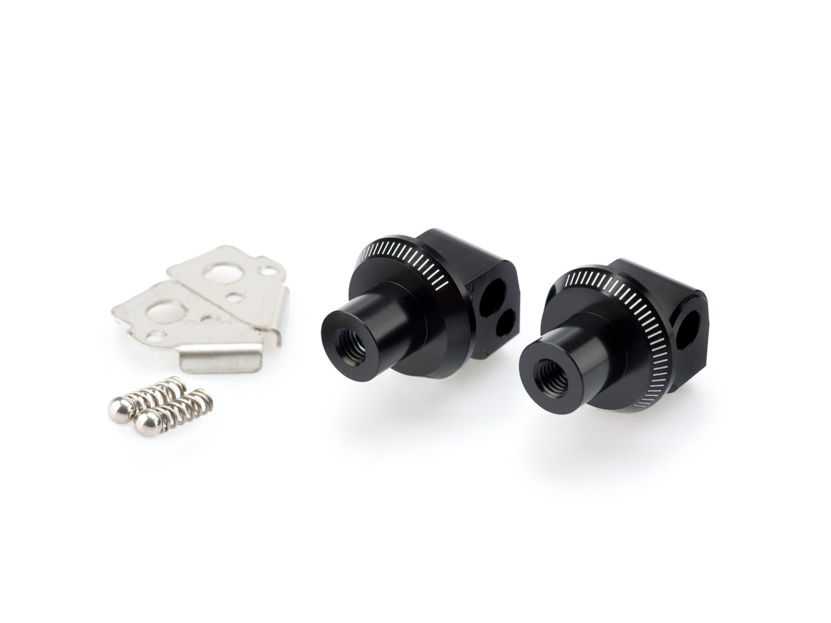 Puig Pillion Footpeg Adaptors (Black)