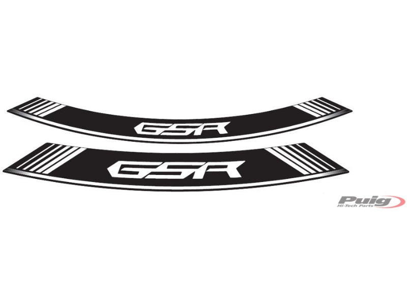 Wheel Rim Stickers - White