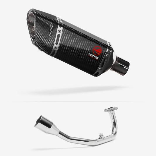 SP11C Gloss Carbon Fibre Exhaust System