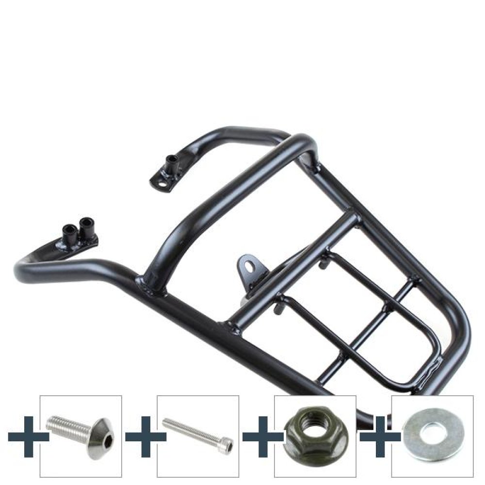 Luggage rack and bolts