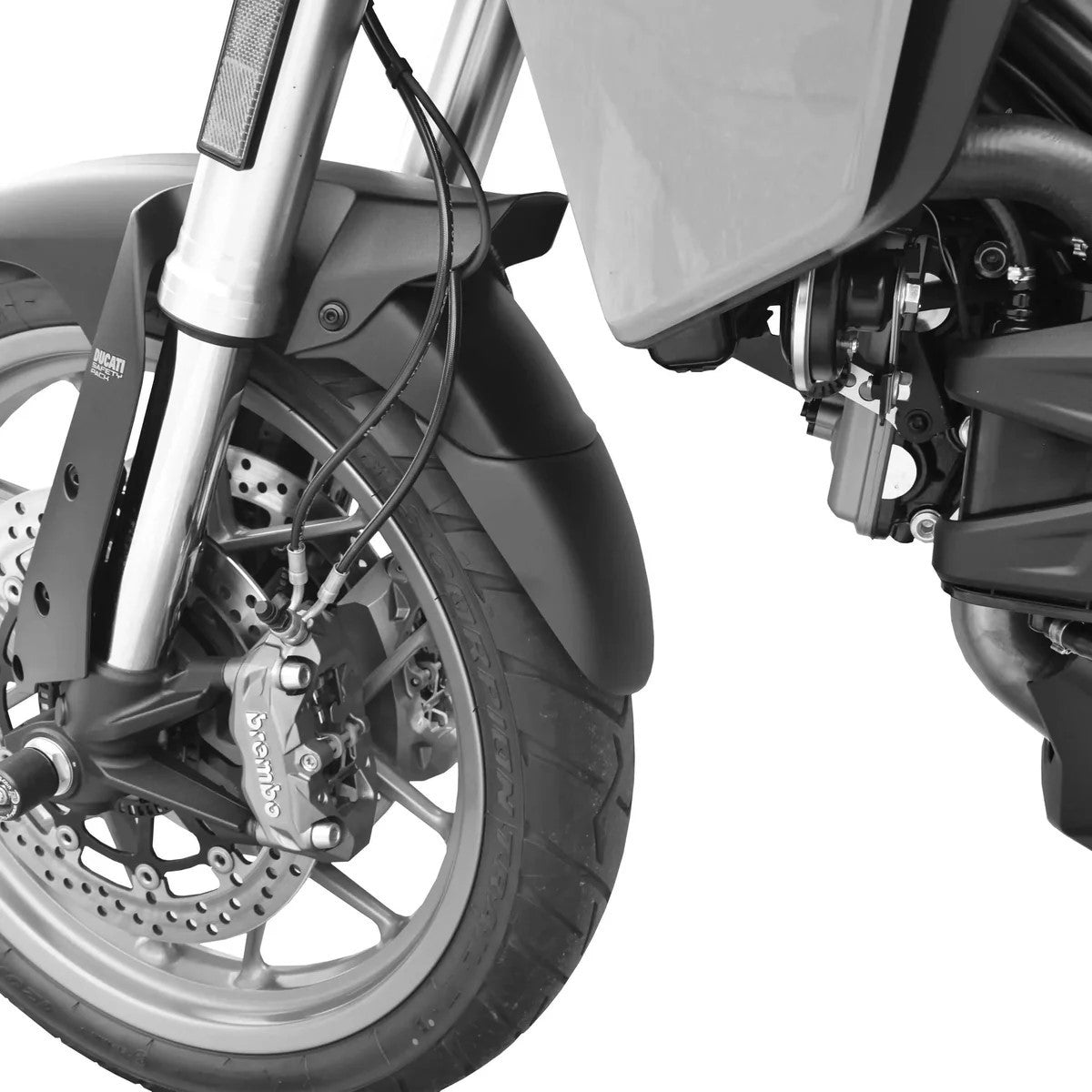 R&G Fender Extender for Ducati Multistrada 1260 Pikes Peak '18-'20, Multistrada V2 '21-'24, Multistrada V2 S '21-'24, Multistrada 1200 Enduro '16-'20, Multistrada 950 '17-'21, Multistrada 1200/S '17- & Multistrada 1260 '18-'20 (Please read descripti