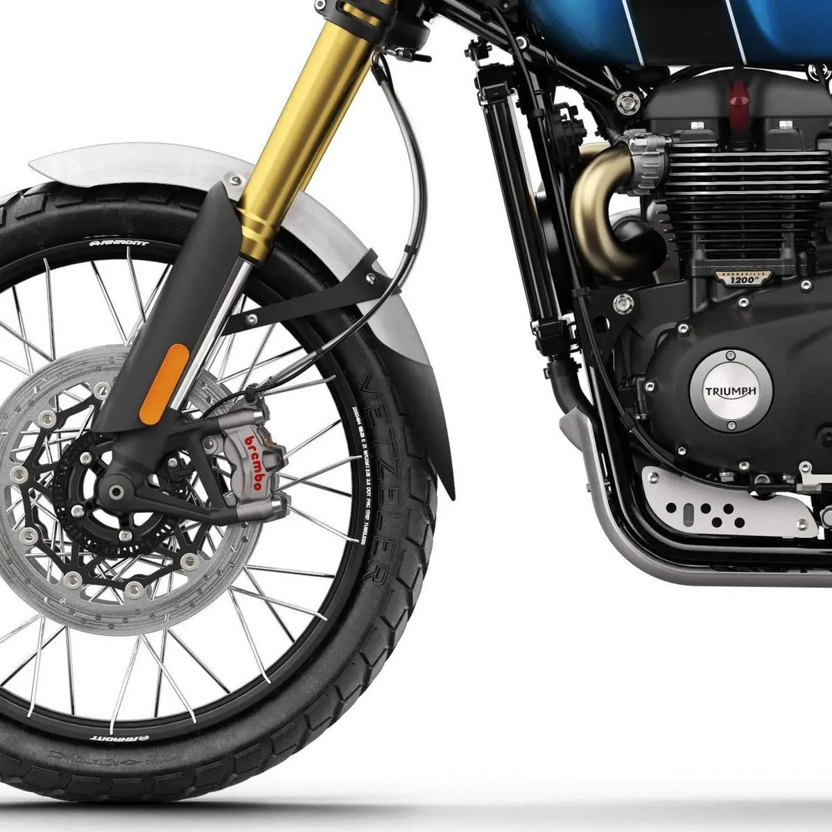 R&G Fender Extender for Triumph Scrambler 1200 XC '19-'23, Scrambler 1200 XE '19- & Scrambler 1200 X '24-