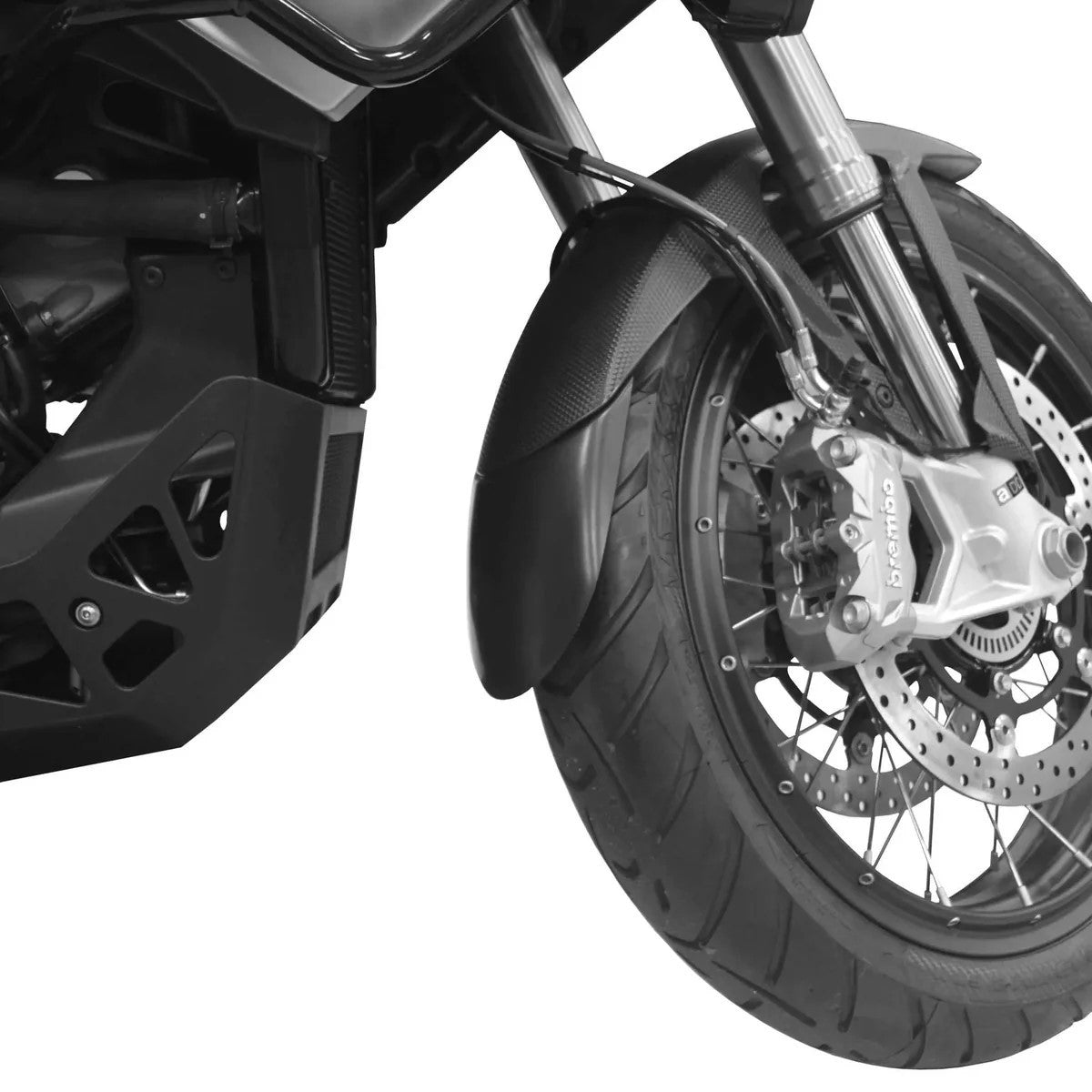 R&G Fender Extender for Moto Guzzi V85 TT '19- & Aprilia Caponord 1200 Rally '15-'17.