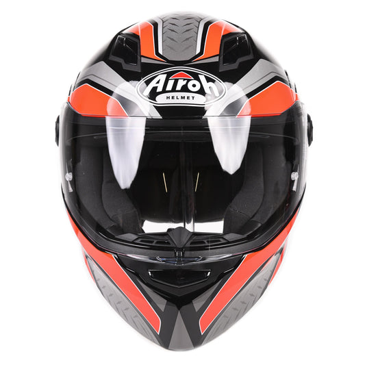 Airoh Helmet Movement S Full Face - Steel Orange Gloss - XS