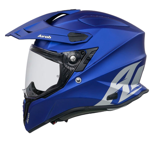 Airoh Commander Adventure Helmet - Blue Matt - XXL