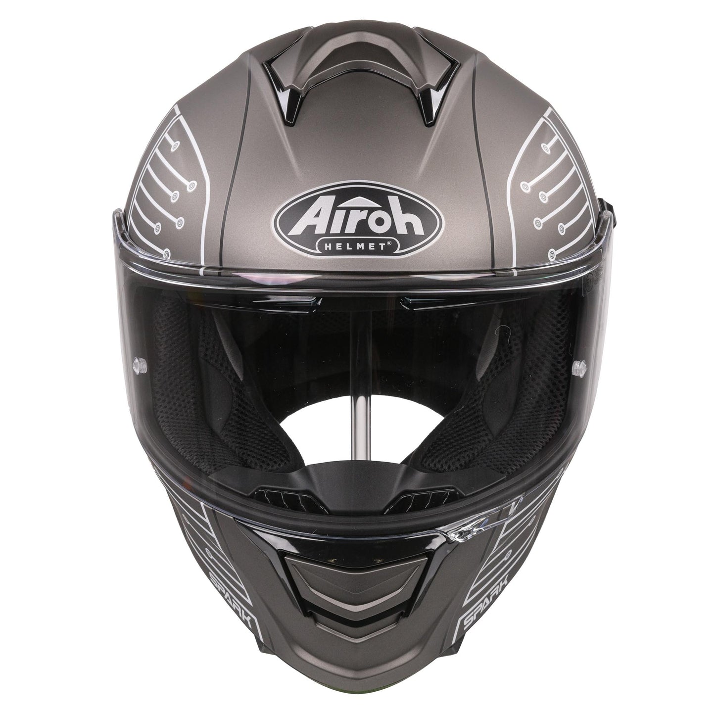 Airoh Spark Flow Helmet - Red Circuit MATT (Small)