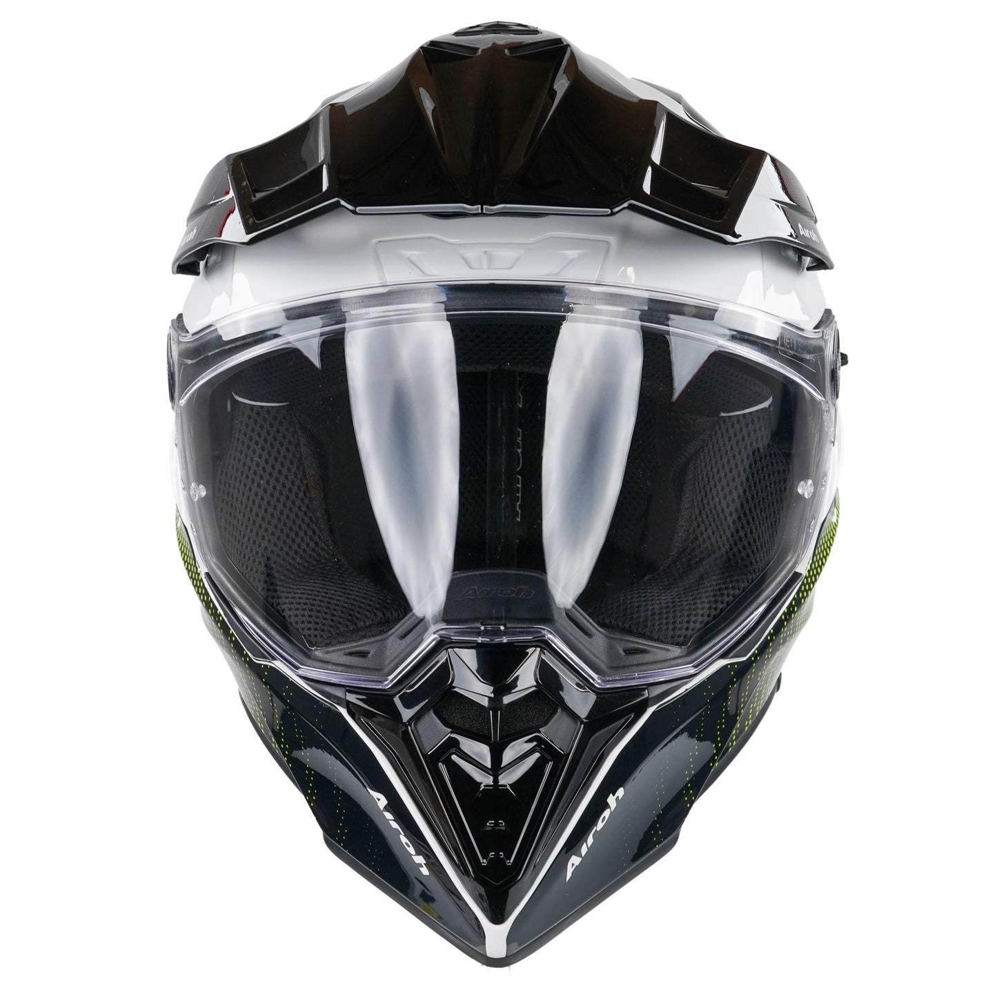 Airoh Commander Adventure Helmet - Progress Lime Gloss - XXL
