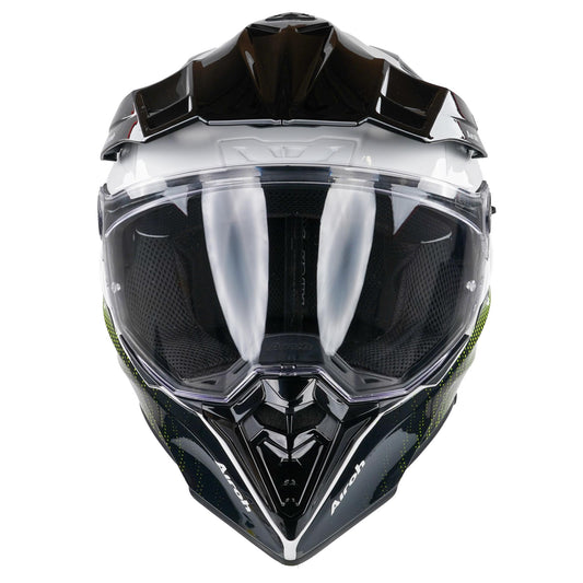 Airoh Commander Adventure Helmet - Progress Lime Gloss - XXL