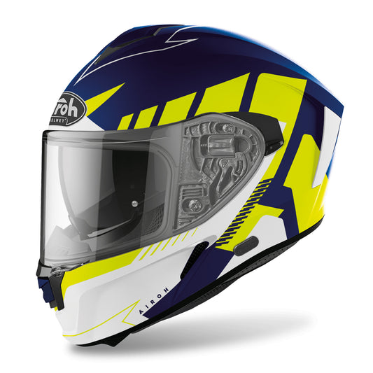 Airoh Spark Rise Blue/Yellow Matt Small