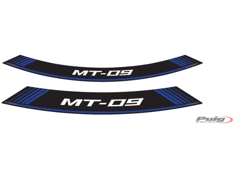 Wheel Rim Stickers - Blue