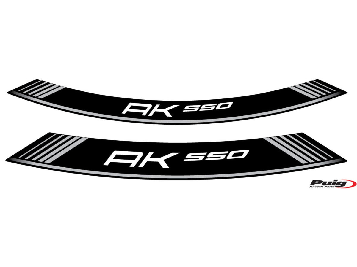 Wheel Rim Stickers - Silver