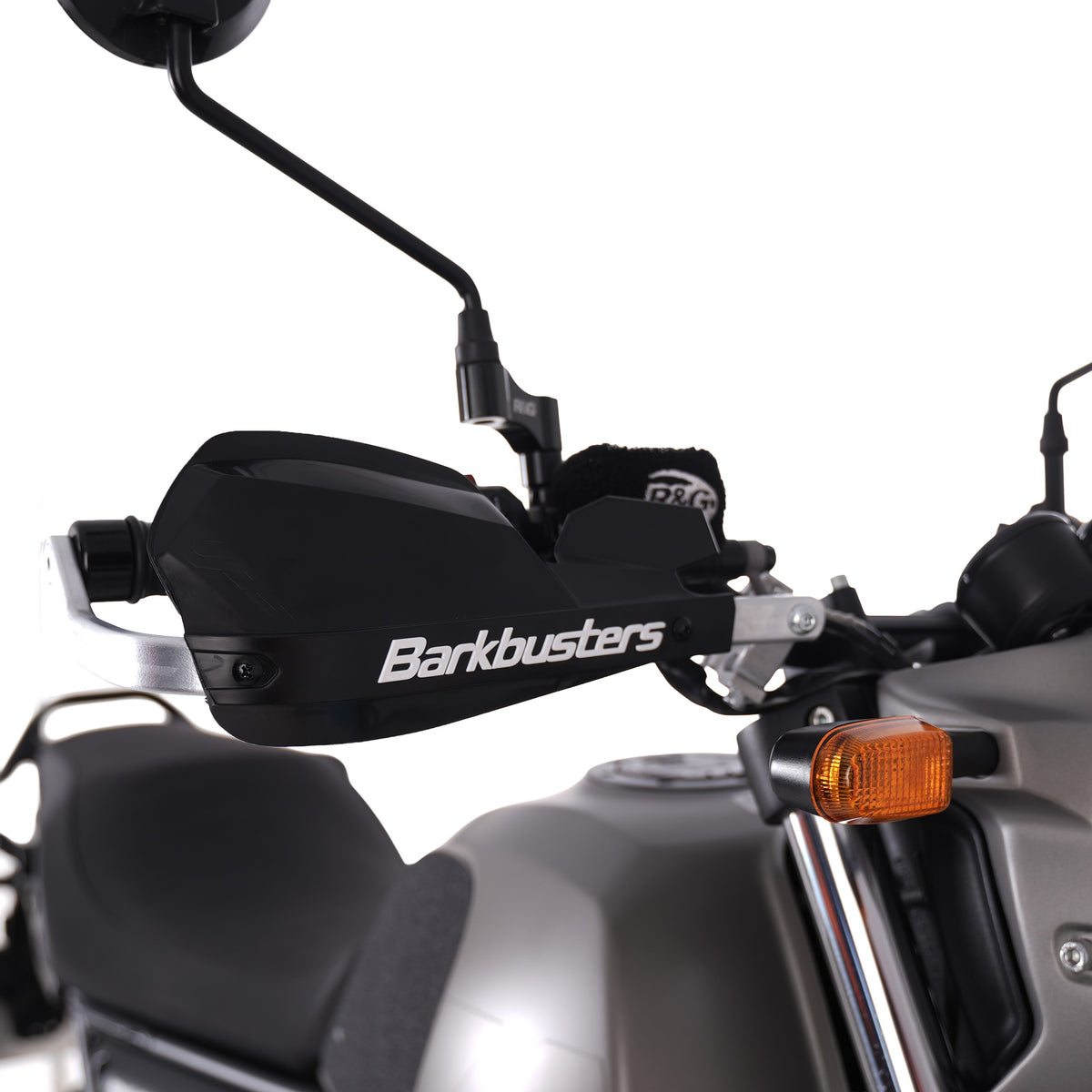 BarkBusters Handguard Kit Two Point Mount for Royal Enfield Scram 411 '22-24.