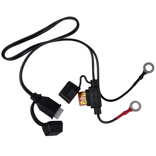 Bike It Battery Charging Lead with 5A Fuse and Tamiya Waterproof Connector [+ SQUARE / - ROUND]