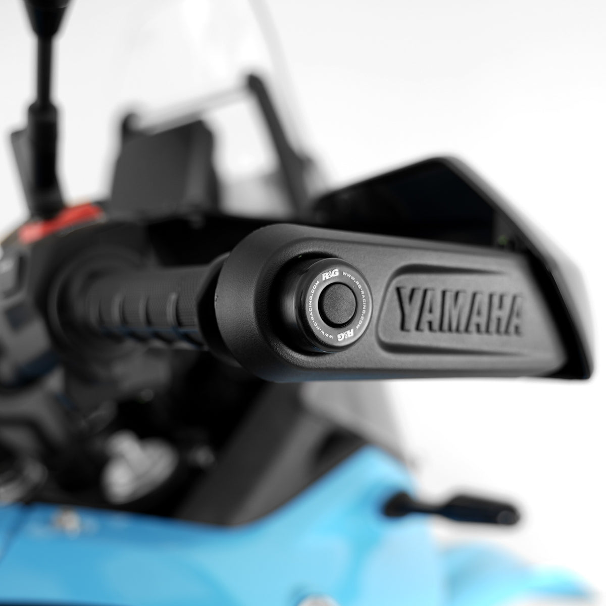 Bar End Sliders for the Yamaha Tenere World Rally(T7) '23-, Tenere 700 '19- , Tenere 700 World Raid '22- & Tenere 700 Rally '21- (with OEM hand guards)