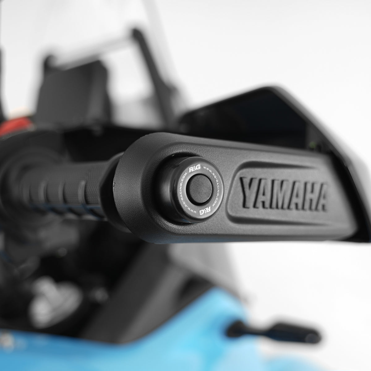 Bar End Sliders for the Yamaha Tenere World Rally(T7) '23-, Tenere 700 '19- , Tenere 700 World Raid '22- & Tenere 700 Rally '21- (with OEM hand guards)
