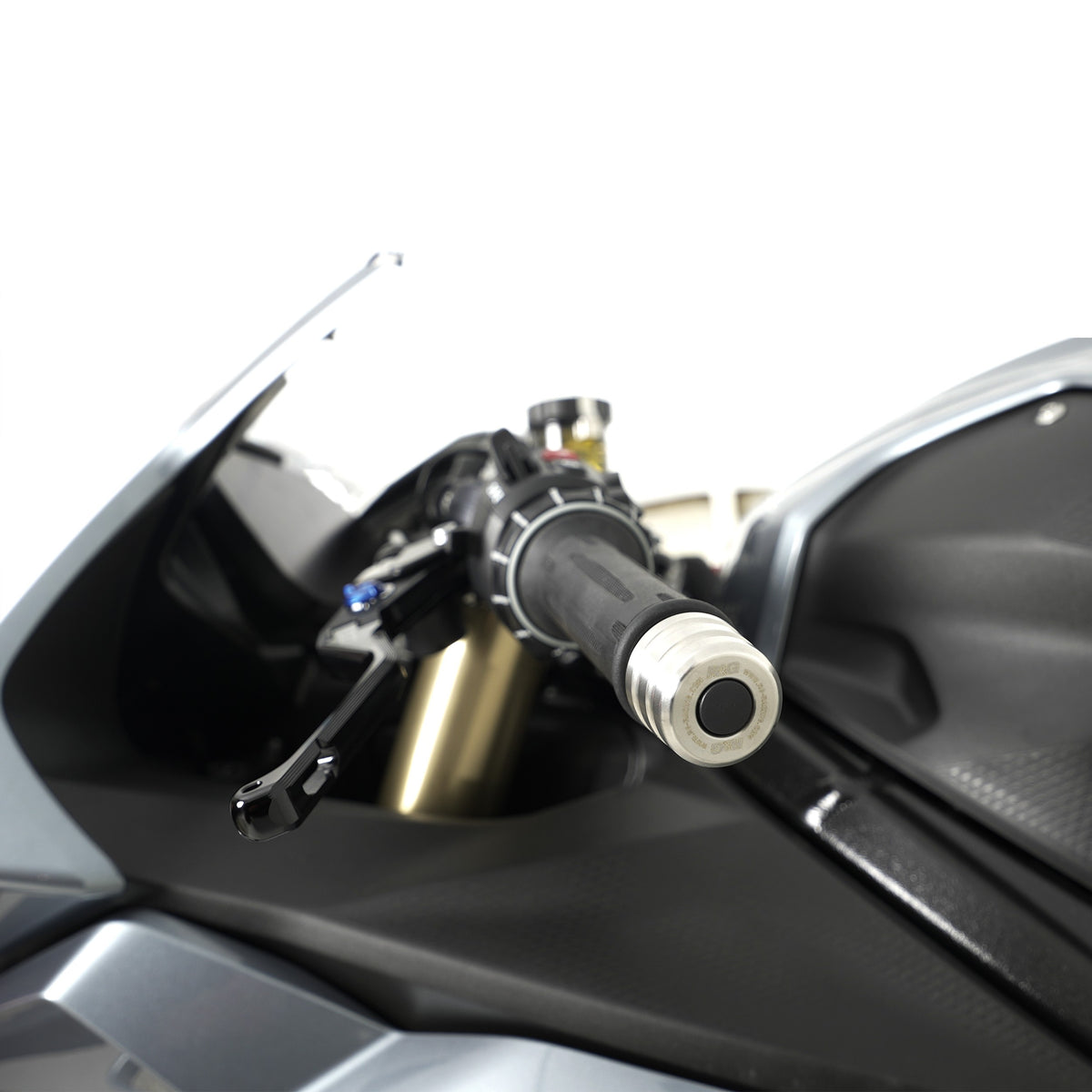 R&G Stainless Steel Bar End Sliders for the BMW M1000RR '21- '24, S1000RR '23- , Yamaha Tracer 9 '21- '24, Tracer 9 GT '21- & Tracer 9 GT Plus '25-