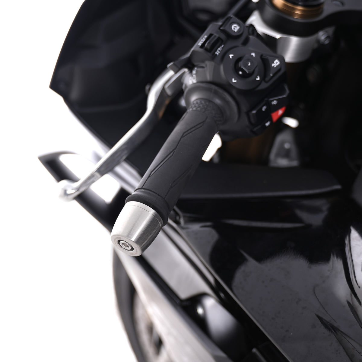 APEX Stainless Steel Bar Ends for multiple Honda models & Yamaha MT-07 '25-, YZF-R9 '25-,YZF-R1M '15-, YZF-R1 '15-, R7 '22-25.