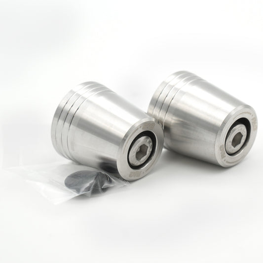 APEX Stainless Steel Bar Ends for Kawasaki KLE500 '26- & KLE500 SE ’26-