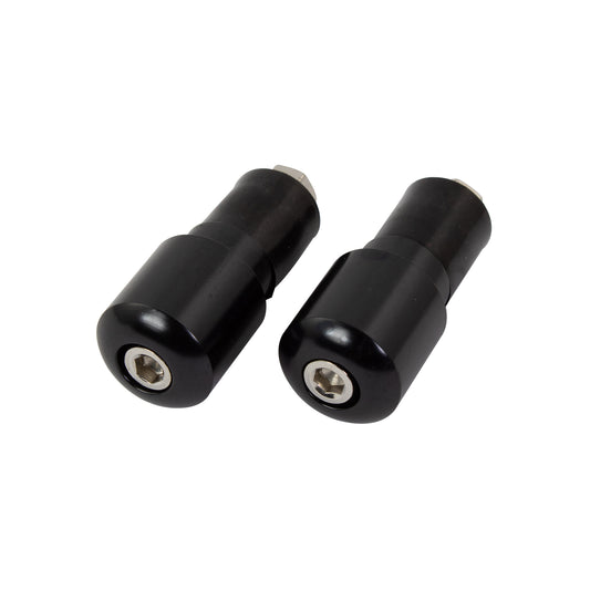 Bike It Black 18mm Slim Bar End Weights