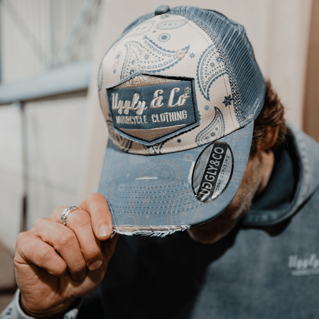 Bandana Diamond Trucker Hat by Uggly & Co