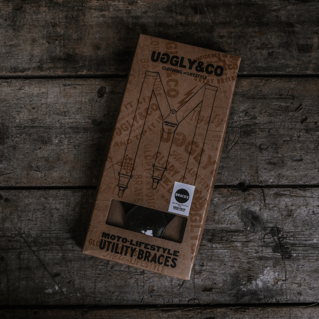 Black Utility Braces by Uggly & Co