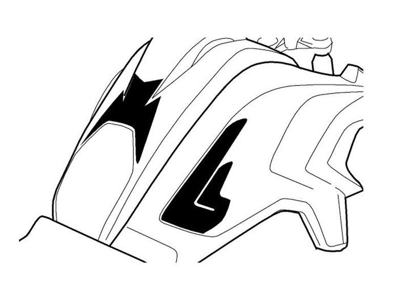 Puig Full Tank Protection Pads (Carbon Look)