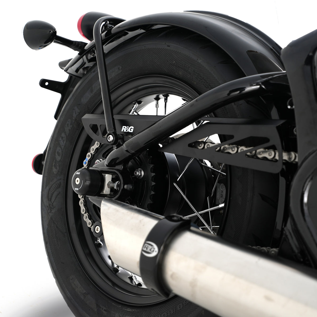 Chain Guard for Triumph Bonneville Bobber '17-25.