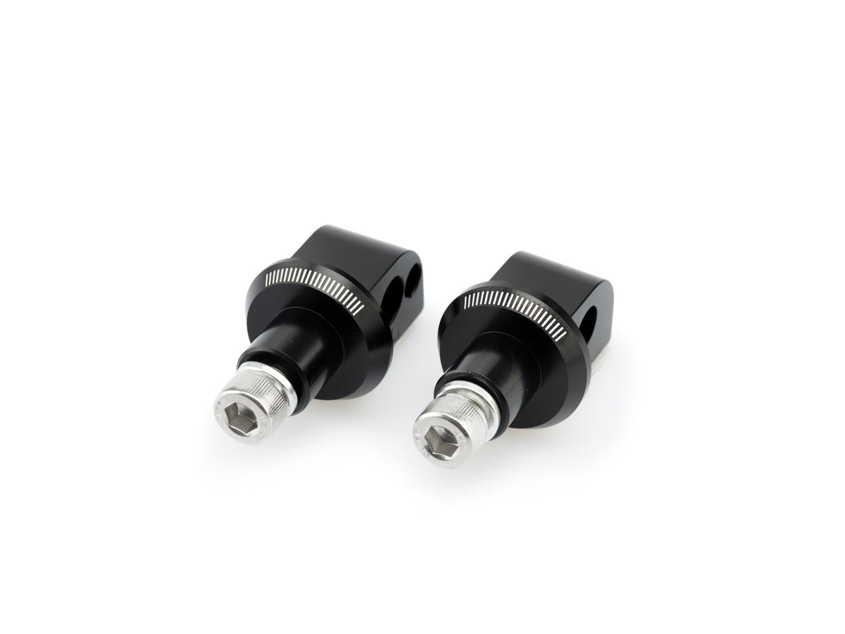Puig Pillion Footpeg Adaptors (Black)