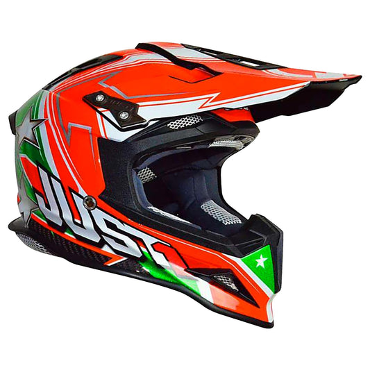 Just 1 J12 Carbon MX Helmet Aster Italy - Medium