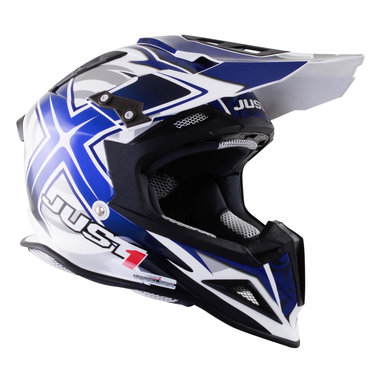 Just 1 J12 Carbon MX Helmet Mister X Blue S
