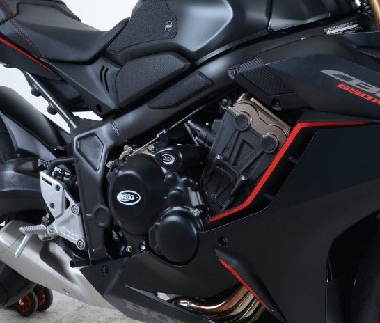 Crash Protectors - Aero Style for Honda CBR650F '14-, Honda CB650F '14-'18 & CBR650R '19- [Non Drill] (Does not fit E-Clutch models)