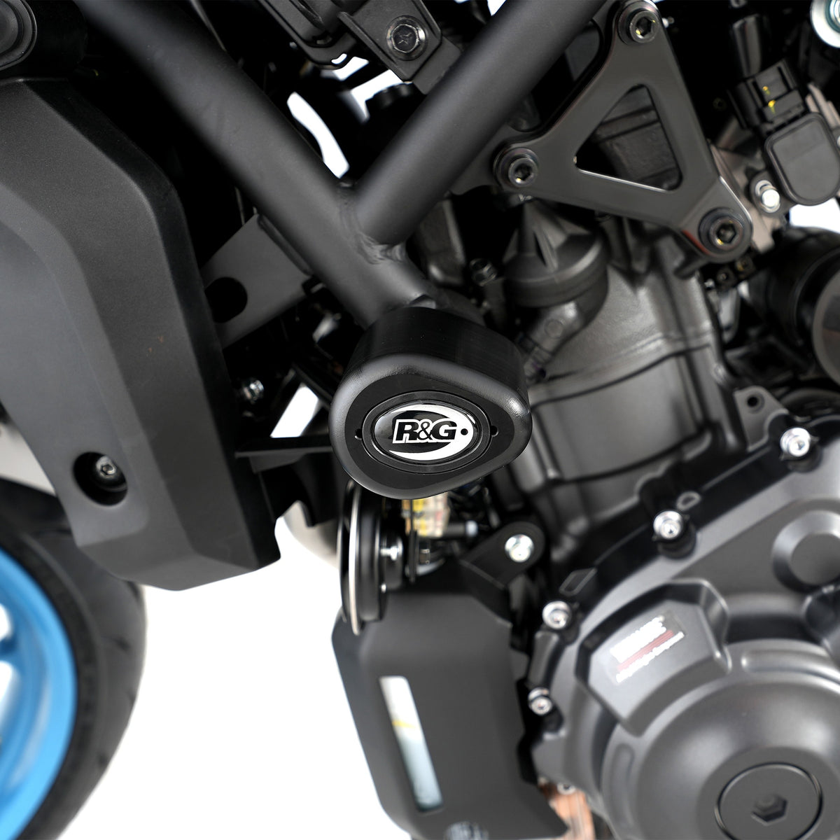 Aero Crash Protectors for Yamaha MT-07 '14- (FZ-07), XSR700 '16-, Fantic Caballero 700 '23- and Tracer 700 '16-'20 (FJ-07) models