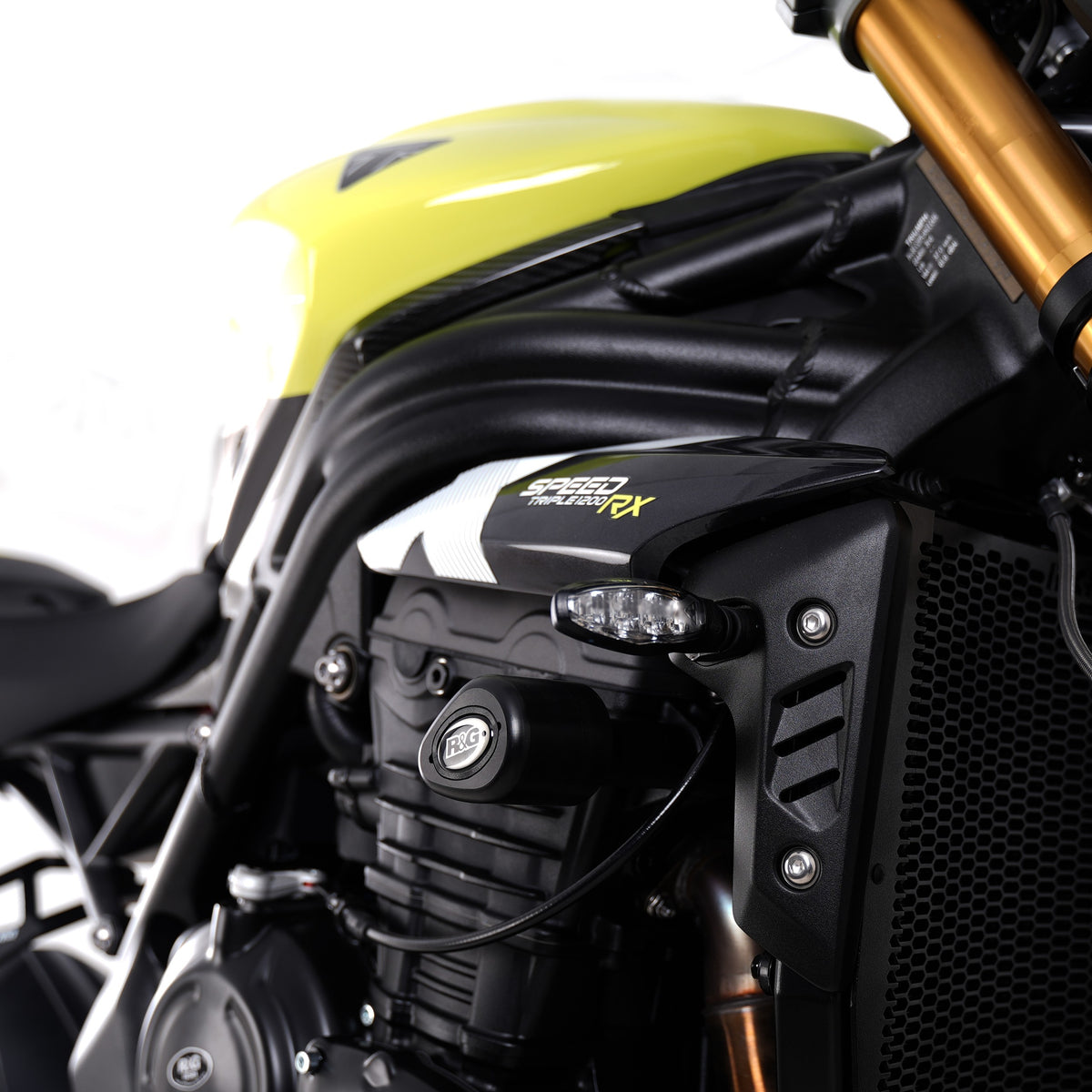 Crash Protectors- Aero Style for Triumph Speed Triple 1200 RS '21- ,Speed Triple 1200RR ’22- & Speed Triple 1200RX '25-