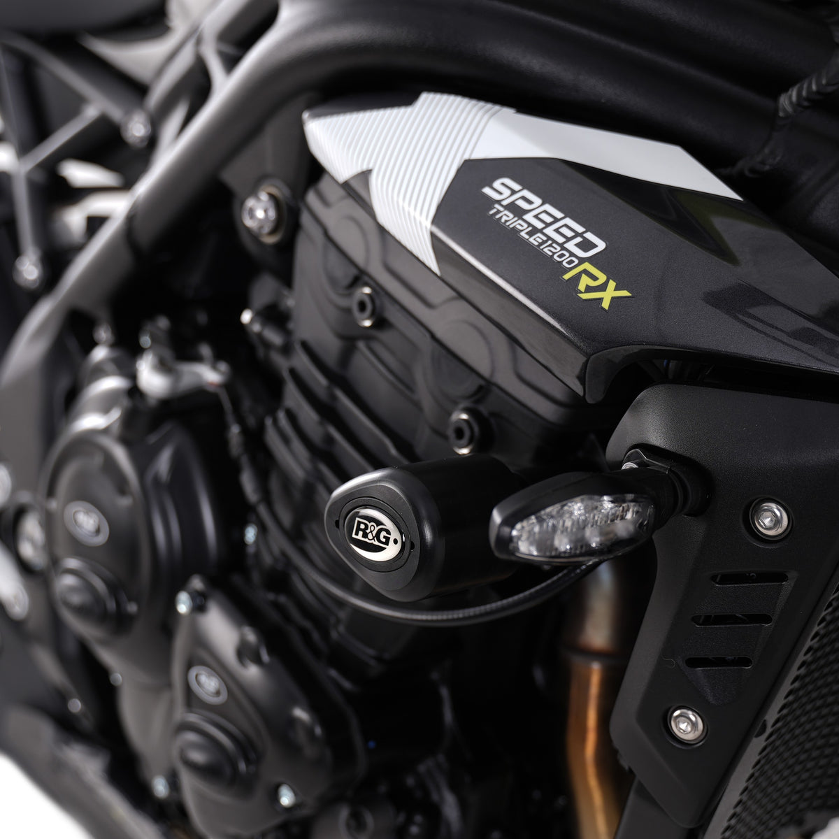 Crash Protectors- Aero Style for Triumph Speed Triple 1200 RS '21- ,Speed Triple 1200RR ’22- & Speed Triple 1200RX '25-