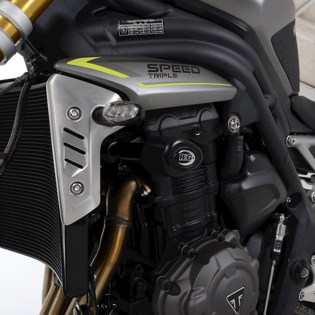 Crash Protectors- Aero Style for Triumph Speed Triple 1200 RS '21- ,Speed Triple 1200RR ’22- & Speed Triple 1200RX '25-