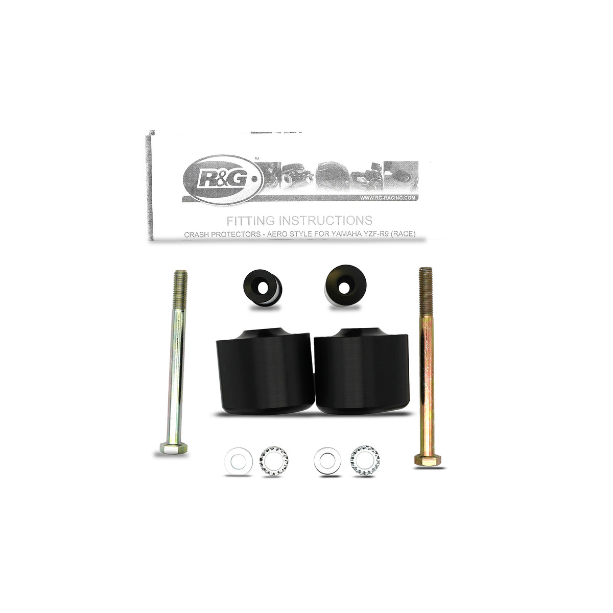 Crash Protectors - Aero Style for Yamaha YZF-R9 (Race) '25- ( Drill Kit)