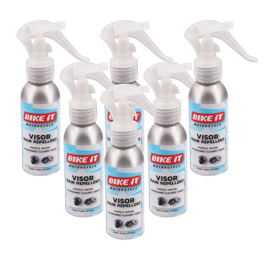 Bike It Visor Rain Repellent 75ml (Pack of 6)
