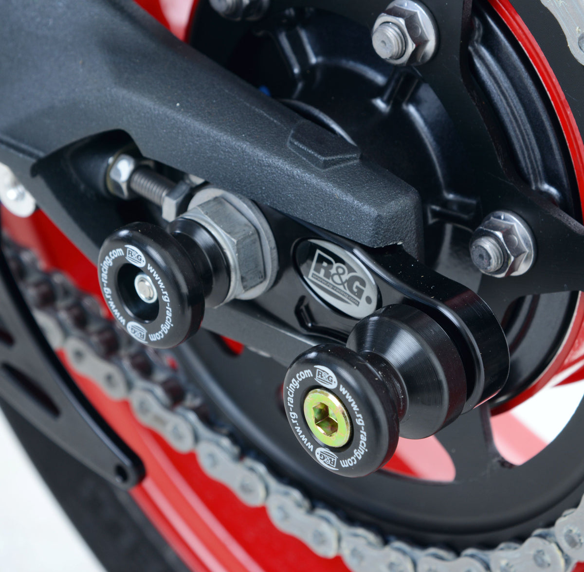 Cotton Reels (Offset) for Triumph Street Triple 660 S '17-'22, Street Triple 675, 675 Daytona, Daytona Moto2™ 765 '20-Street Triple R/RS 765 '17-, Street Triple S 765 '17- '20 & Tiger 850 Sport '21-