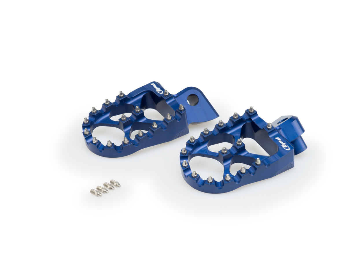 Off Road Footpegs - Blue