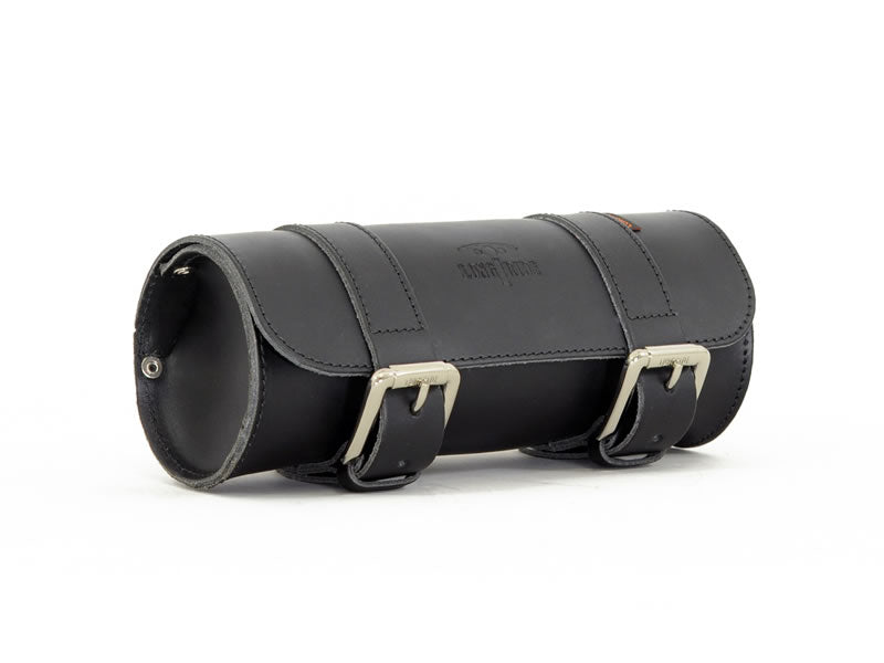 Black 4L Leather Tool Roll Bag By Longride CUS120