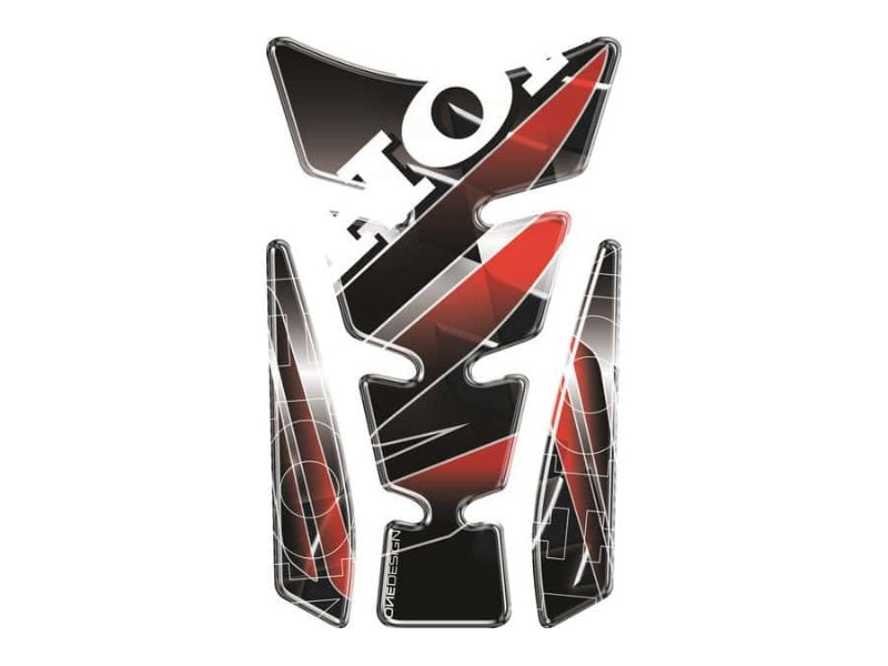 Wings Tank Pad With Honda Logo - Silver