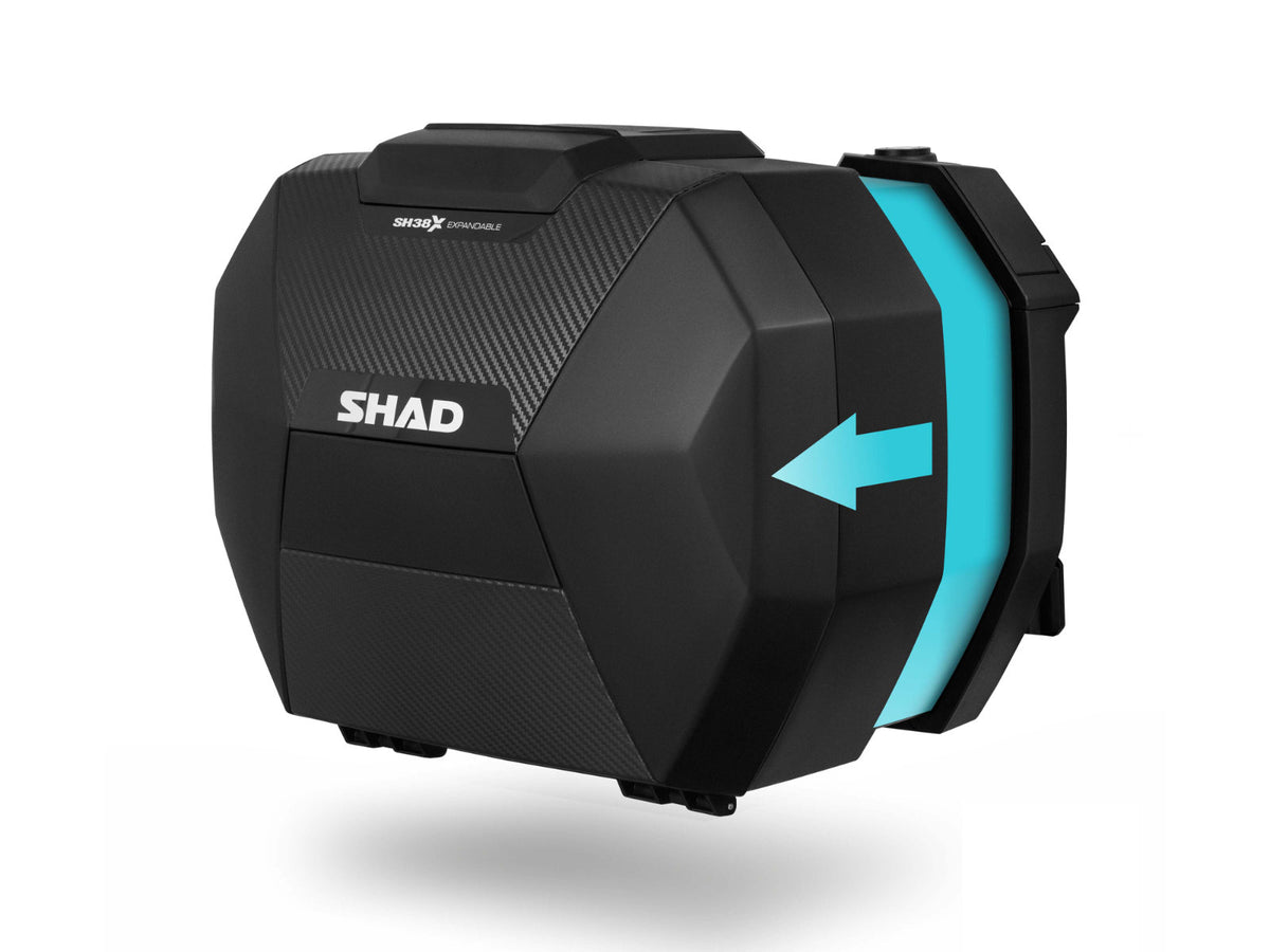 SHAD SH38X Expandable Panniers - Carbon
