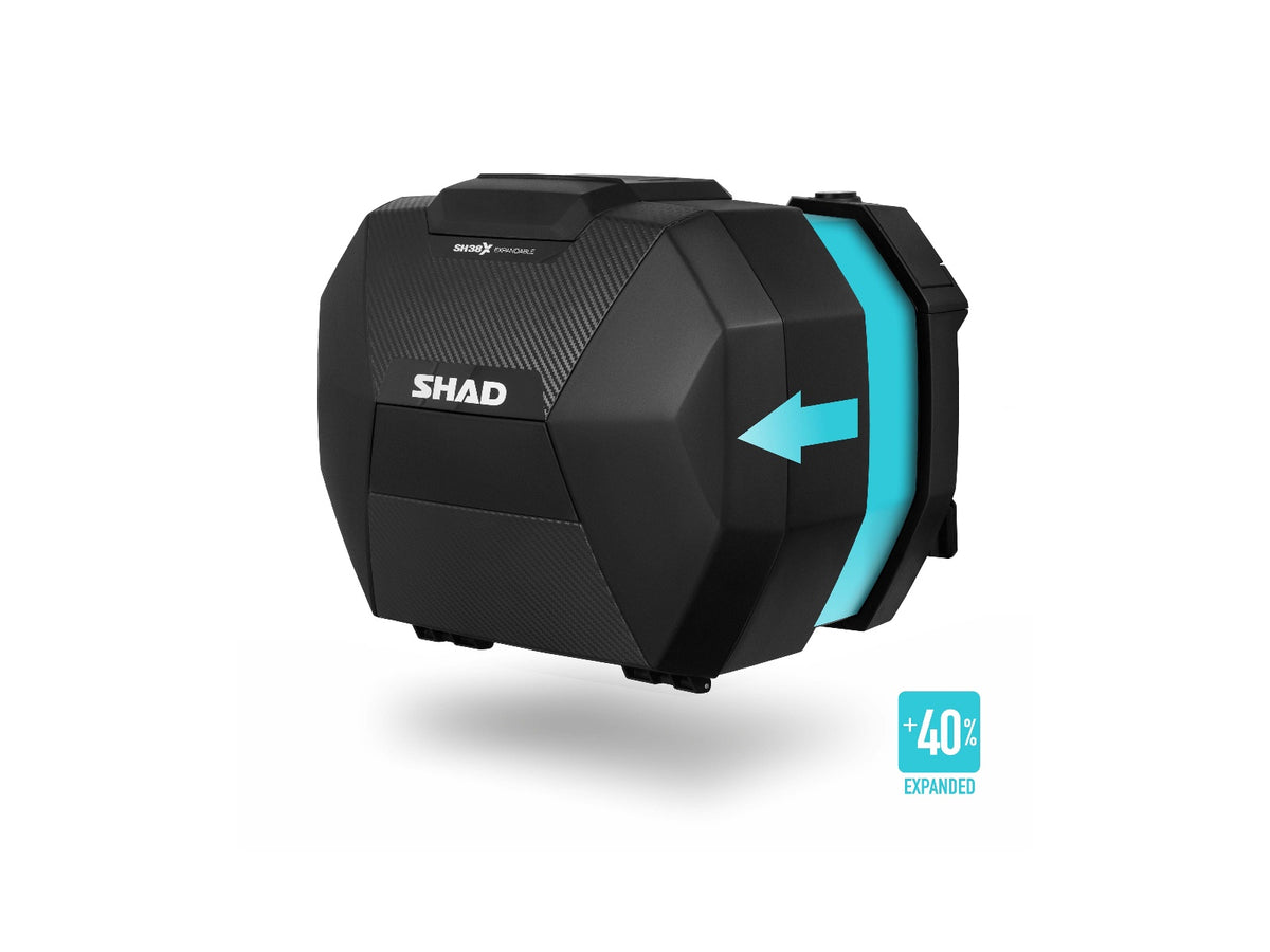 SHAD SH38X Expandable Panniers - Carbon