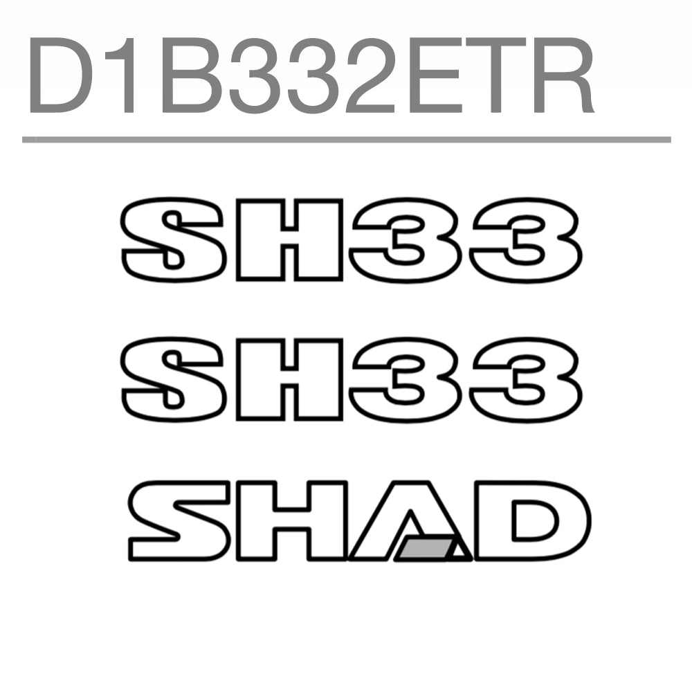 SHAD SH33 Replacement Sticker