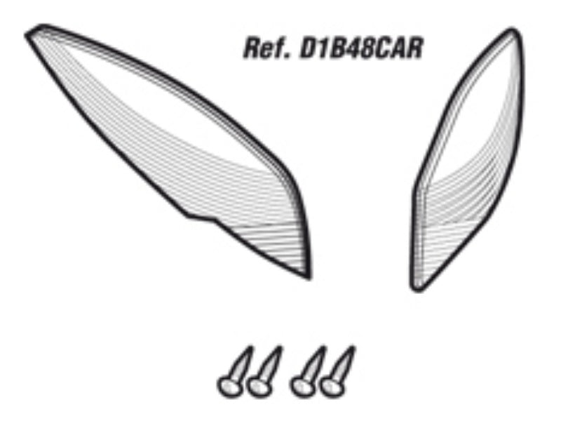 SHAD SH48 Replacement Reflectors (Clear)
