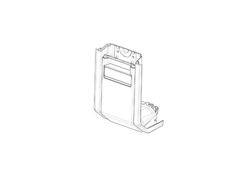 SHAD Terra Pure Black Aluminium Lock System Lower Half