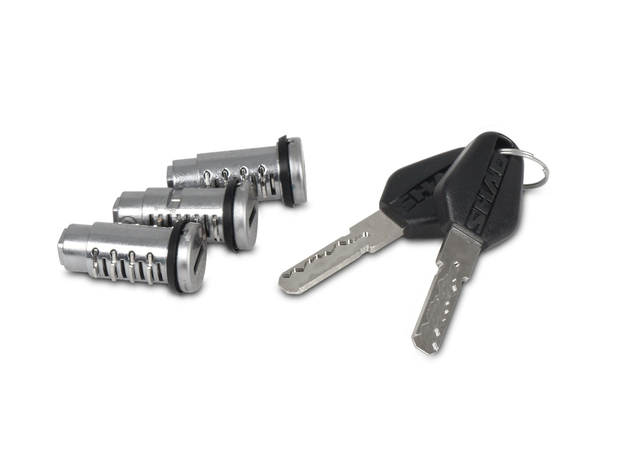 Terra Aluminium Triple Lock & Key Set